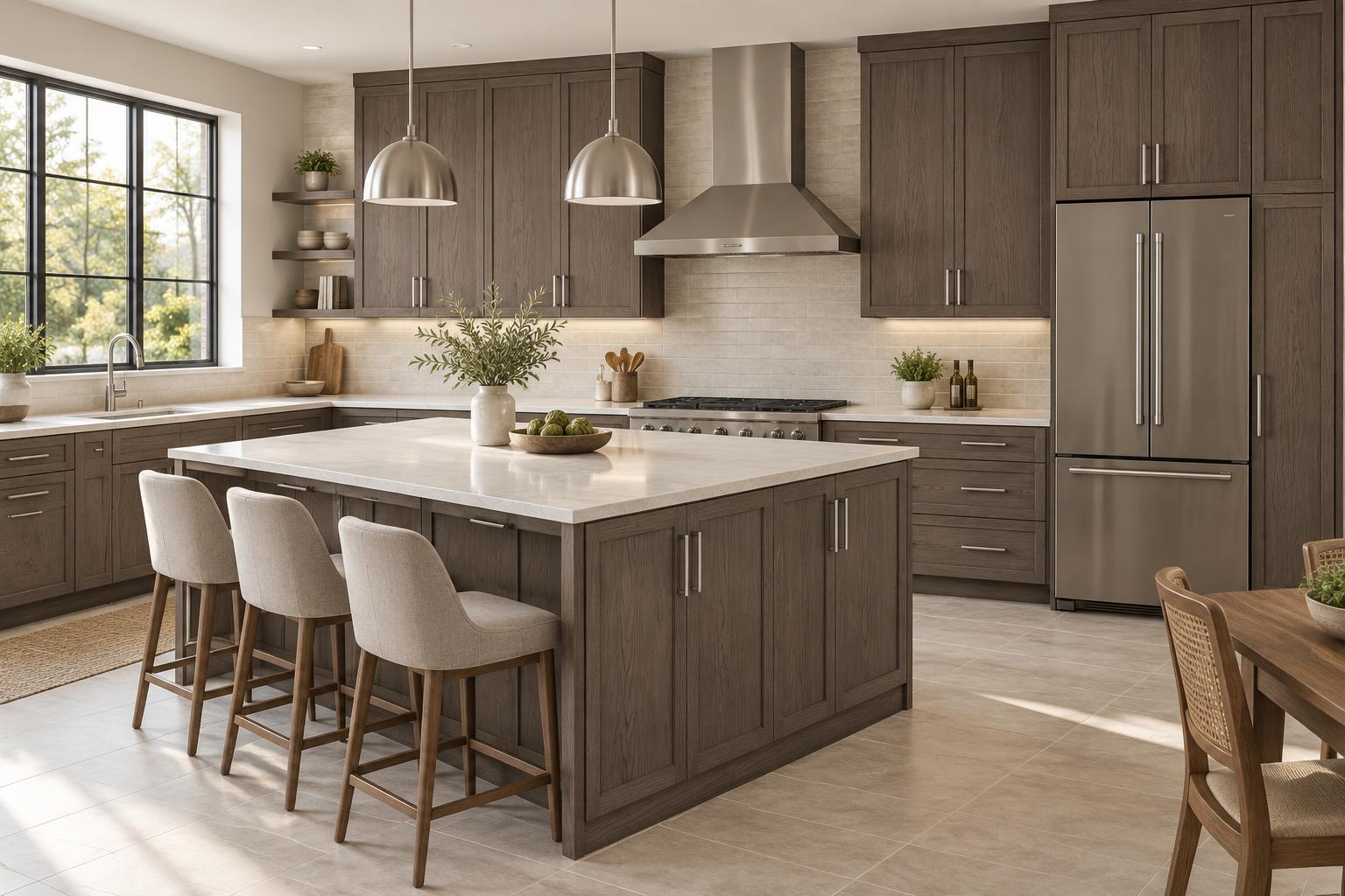 Design inspiration kitchen with Aspen Truffle cabinets