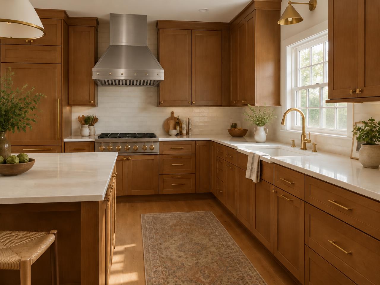 Design inspiration kitchen with Liberty Shaker Karamel cabinets