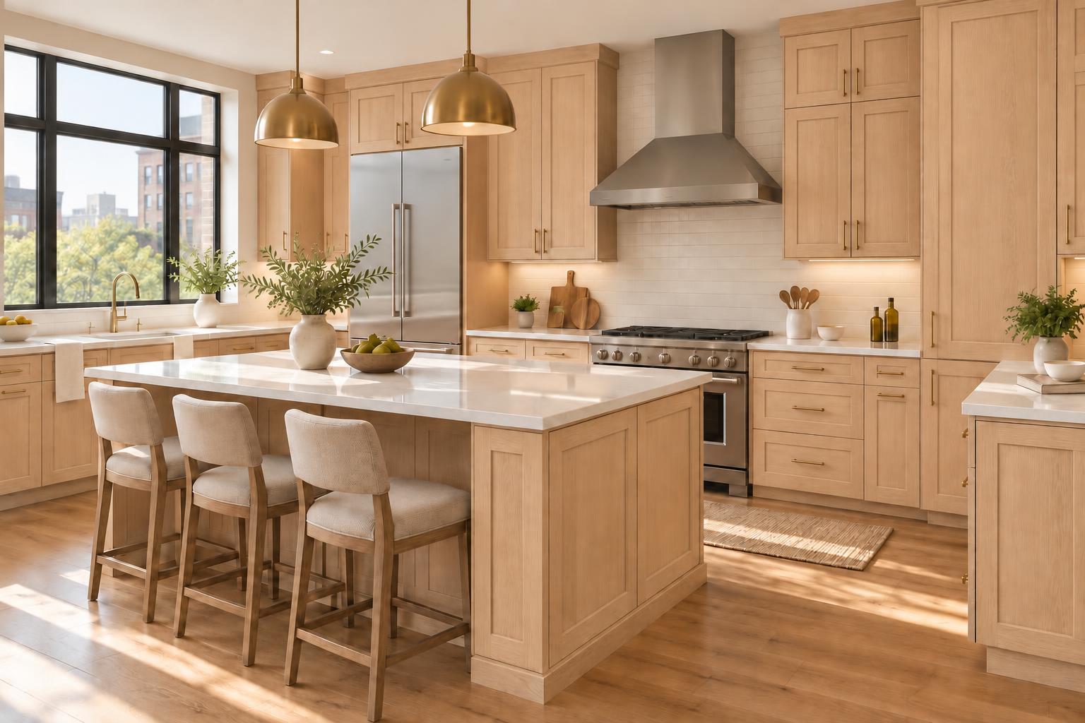 Design inspiration kitchen with Liberty Shaker Rift cabinets